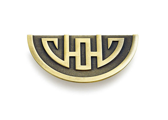 Antique Brass Drawer Pulls Handles , Solid Steel Antique Dresser Handles