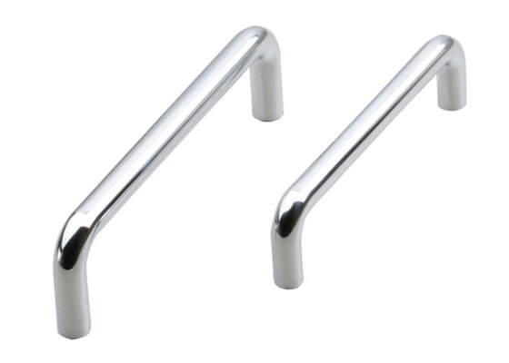 Chrome Polishing Industrial Pull Handles 116mm Aluminium Alloy Anti - Corrosion