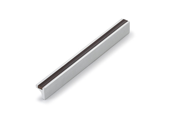 Long Solid Steel Wardrobe Pull Handles European Style Self - Adhesive 120mm